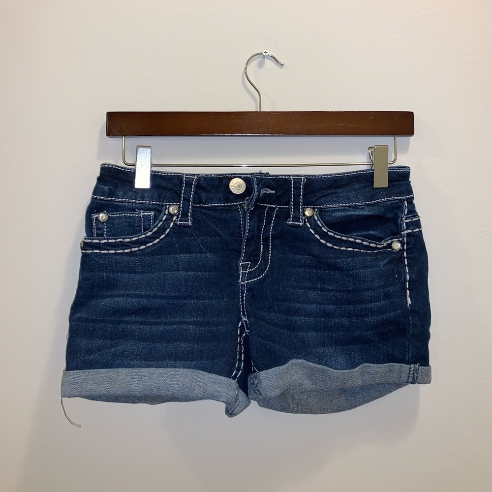 Knox Rose Midi Jean Power Stretch Shorts size 2 - Picture 12 of 12